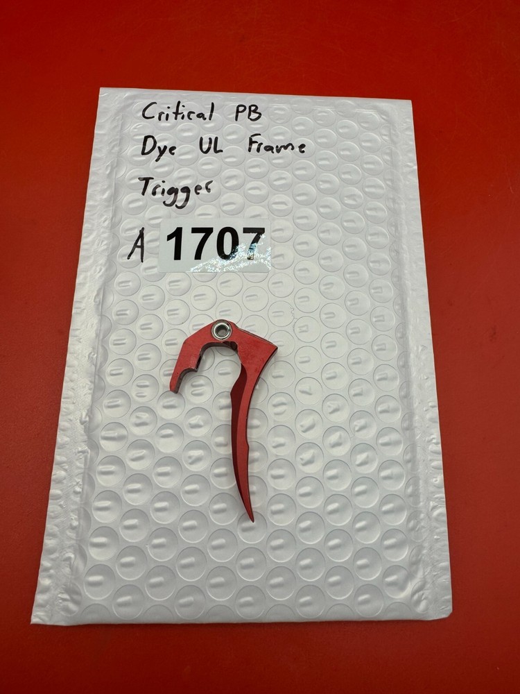 Critical PB Dye UL Frame Trigger