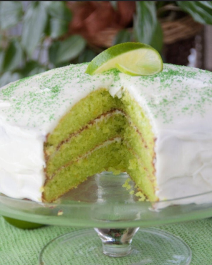Florida's Key Lime 🍋‍🟩 Cake