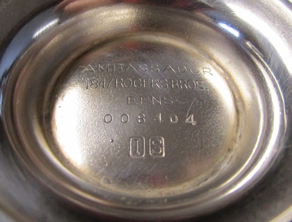 AMBASSADOR 1919 Rogers Silverplate 3 Pc Coffee Service No Monogram bbg