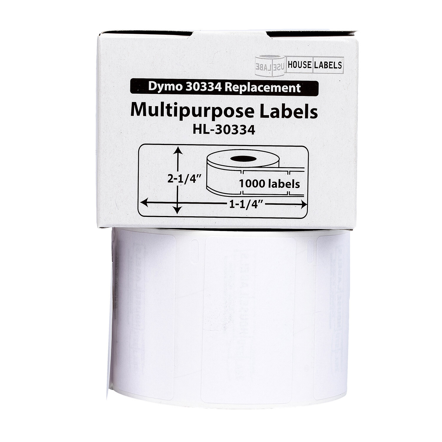 DYMO LW 30334 Medium Multipurpose Labels - (50) Rolls of 1000 - FREE & FAST SHIP