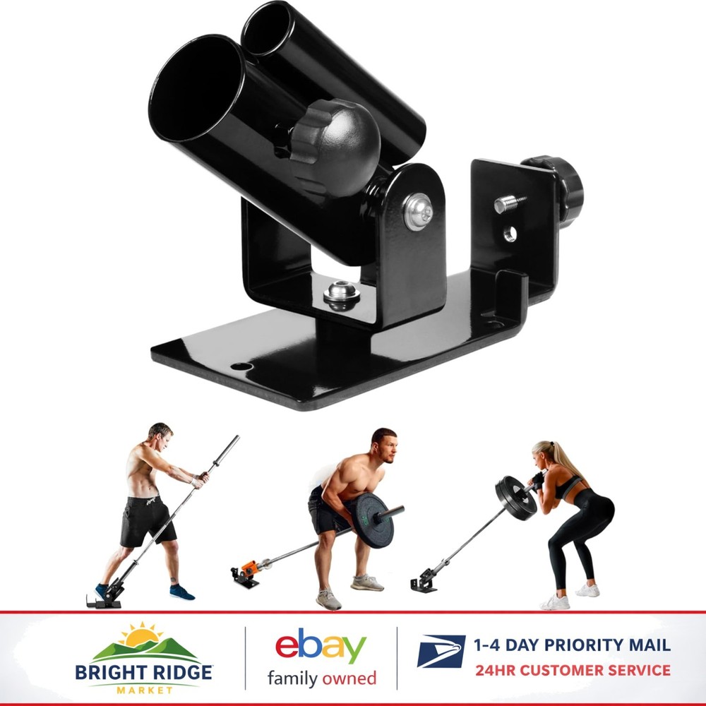 Adjustable T Bar Row Attachment for Versatile Landmine Workouts and Grip