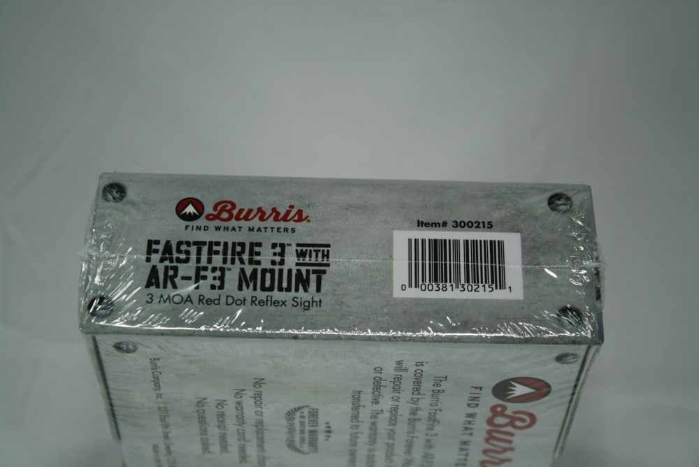 BURRIS 3 MOA RED DOT REFLEX SIGHT (SDM032982)