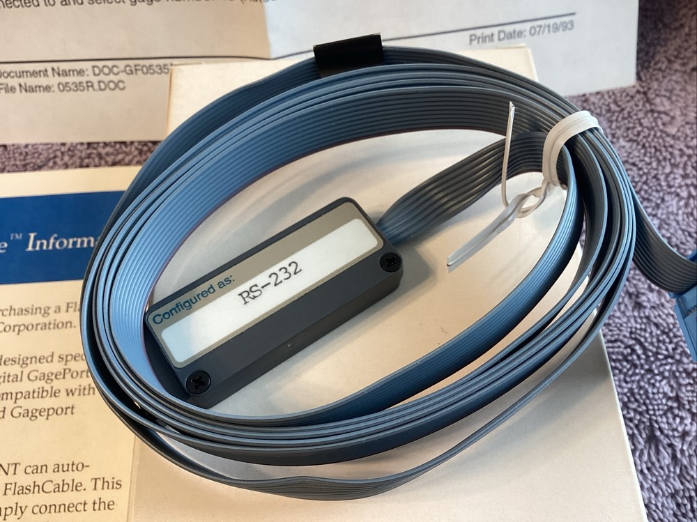 GF-0535R Gage Talker Flash Cable…..NEW