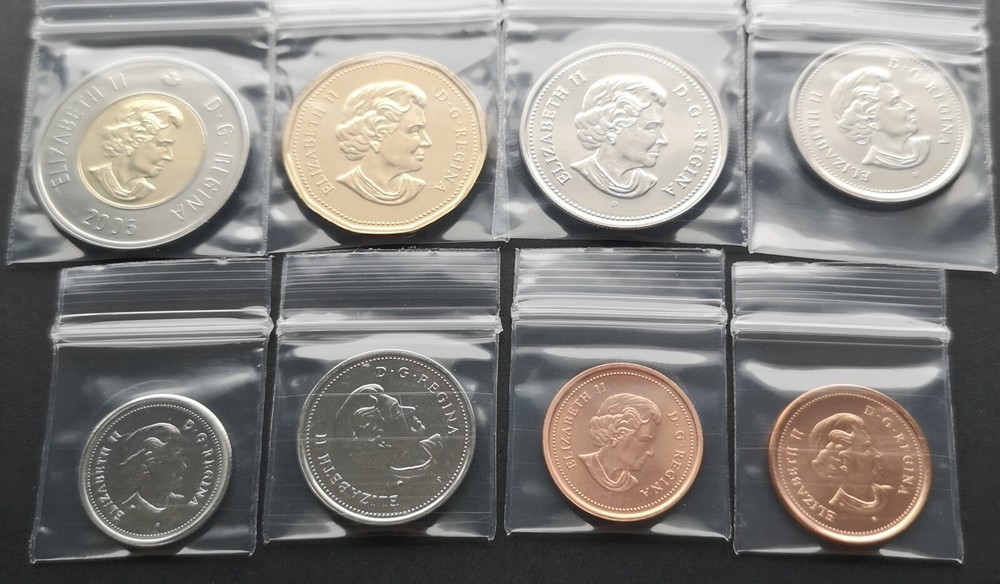 ***CANADA 2005 UNCIRCULATED COINS SET ***