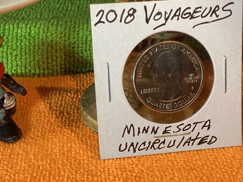 2018 MINNESOTA VOYAGEURES UNCIRCULATED QUARTER