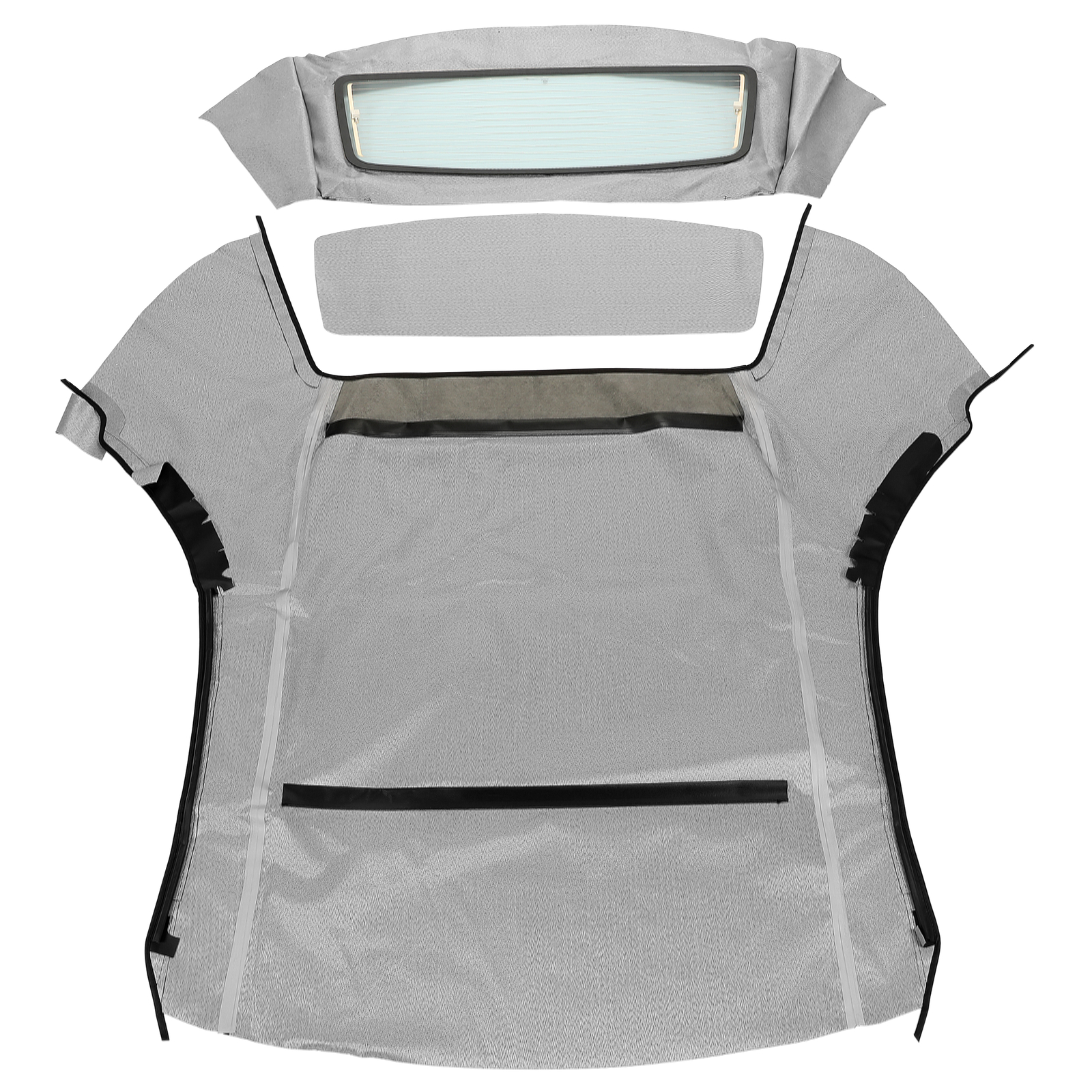 For Ford Mustang 1994-2004 Convertible Soft Top w/ Heated Glass Window Sailcloth