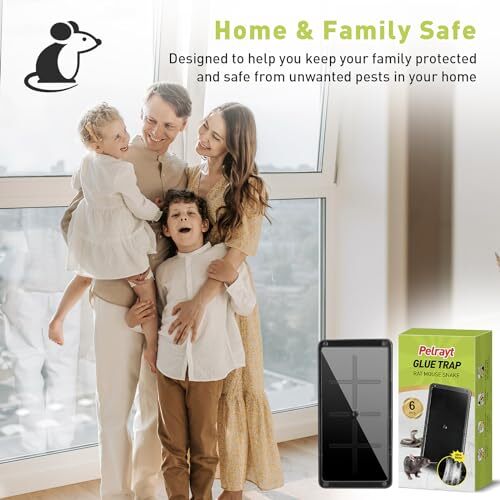 Ultra-Efficient Glue Mouse & Rat Traps Indoor for Home -12 Assorted Styles