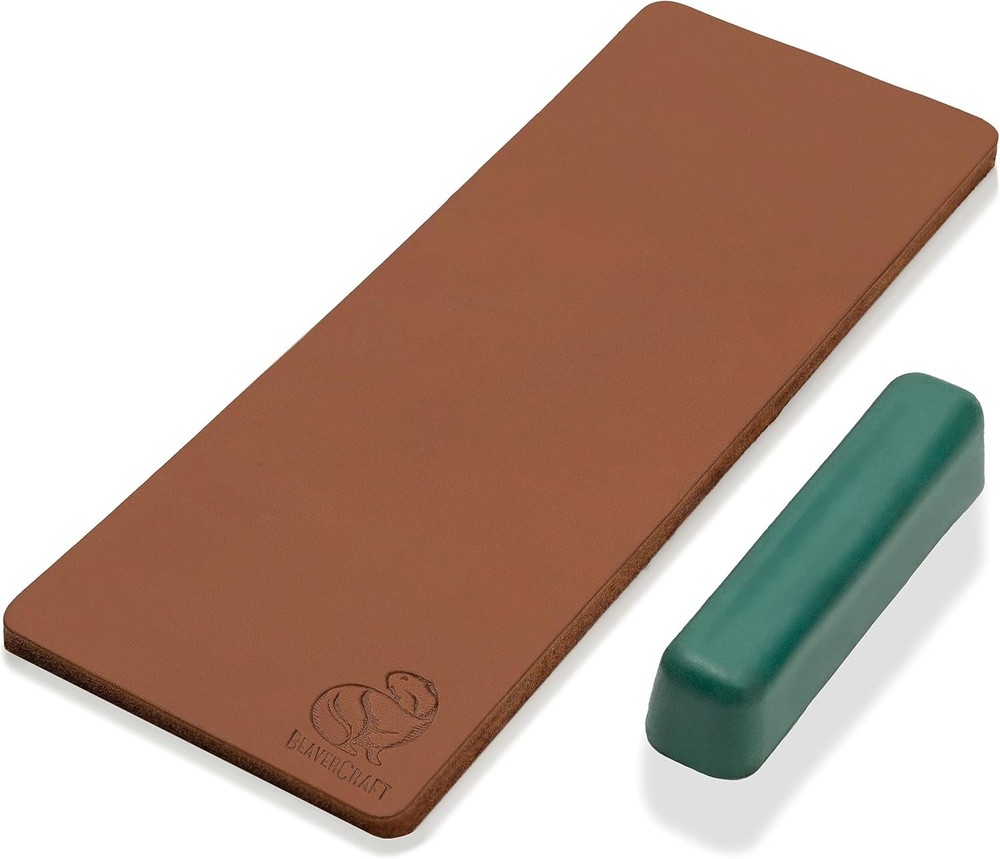 Stropping Leather Strop for Knife Sharpening Strop LS2P1 - Knife Stropping Kit 3