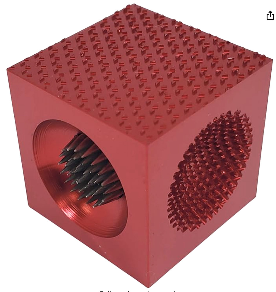 TTBPR Bulletproof Multi Tip Tool (Red) 5 Tools in 1 Pool Cue Tip Maintenance