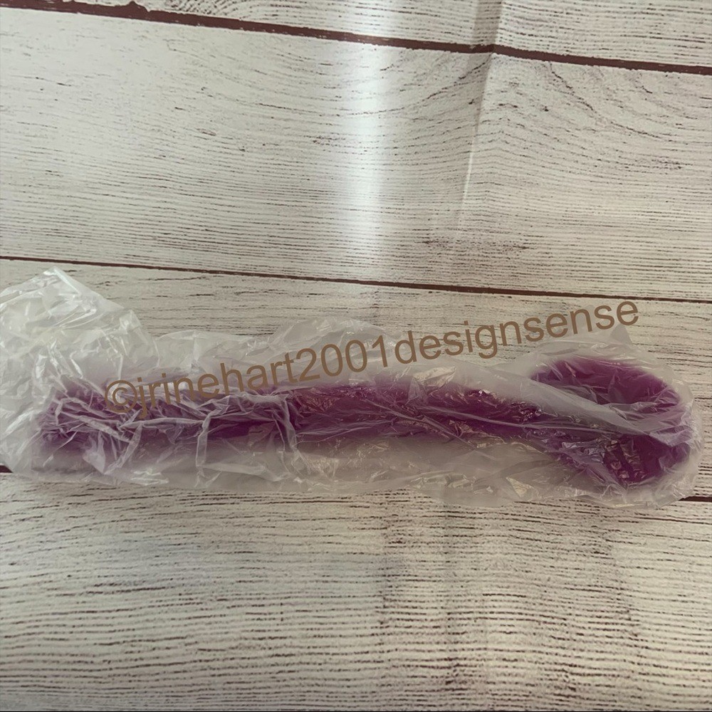 Tupperware Purple Salad Serving Fork & Spoon