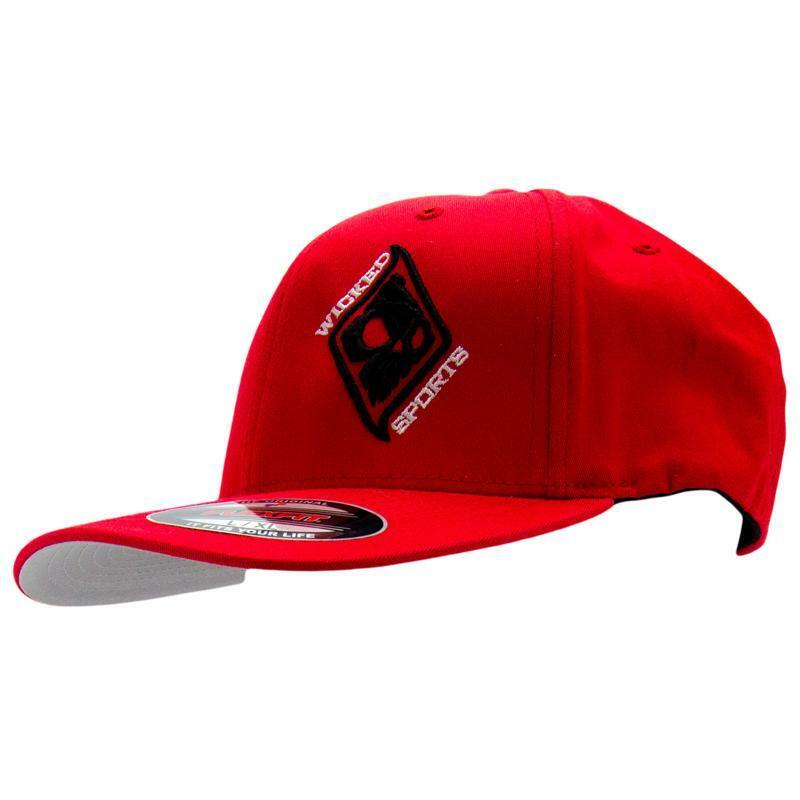 Wicked Sports FlexFit Hat - Red Size: Small/Medium