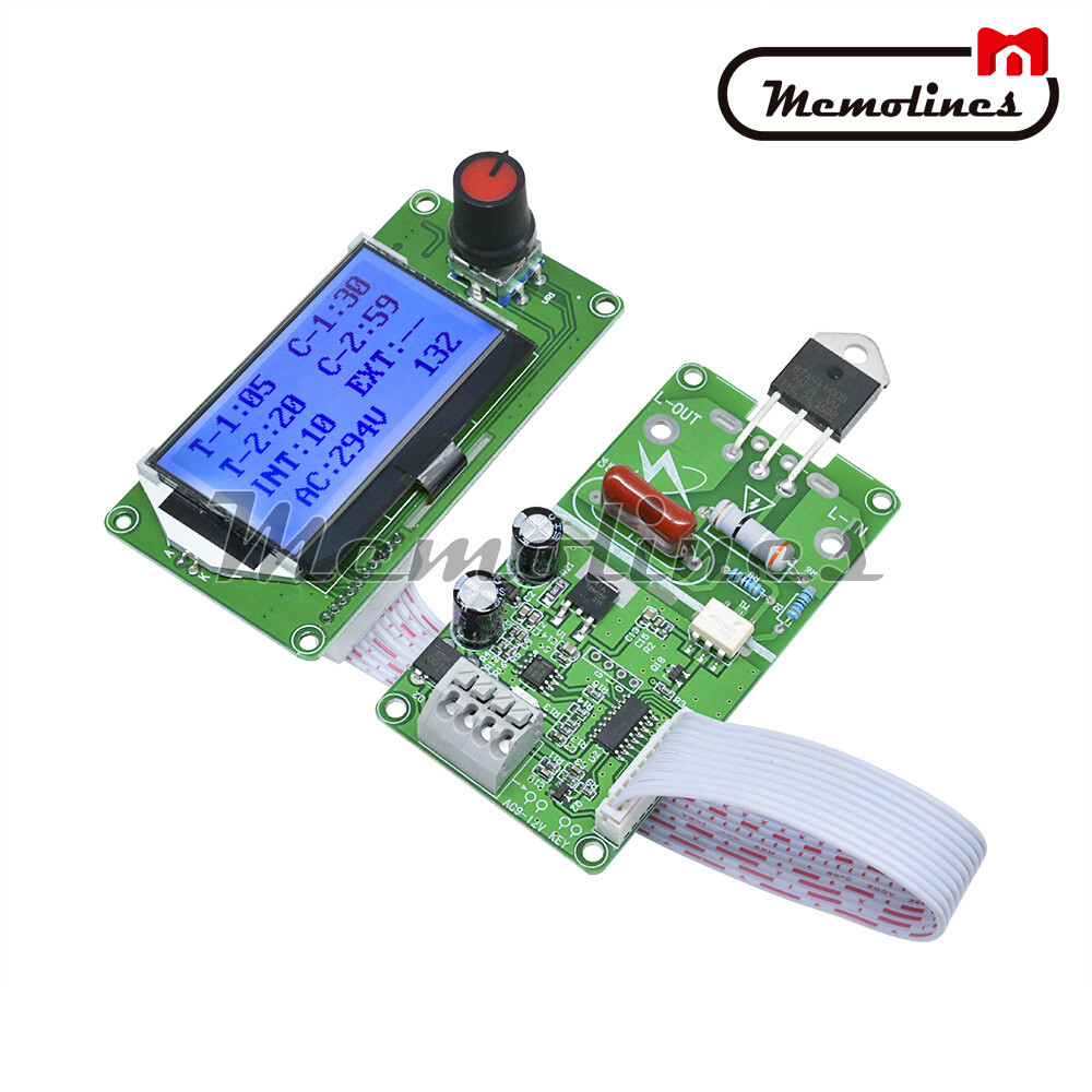 Double 40A/100A Pulse Encoder 12864 LCD Display Spot Welder Control Board