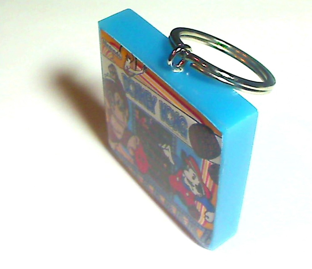 Donkey Kong Arcade Coin Door accessory Keychain