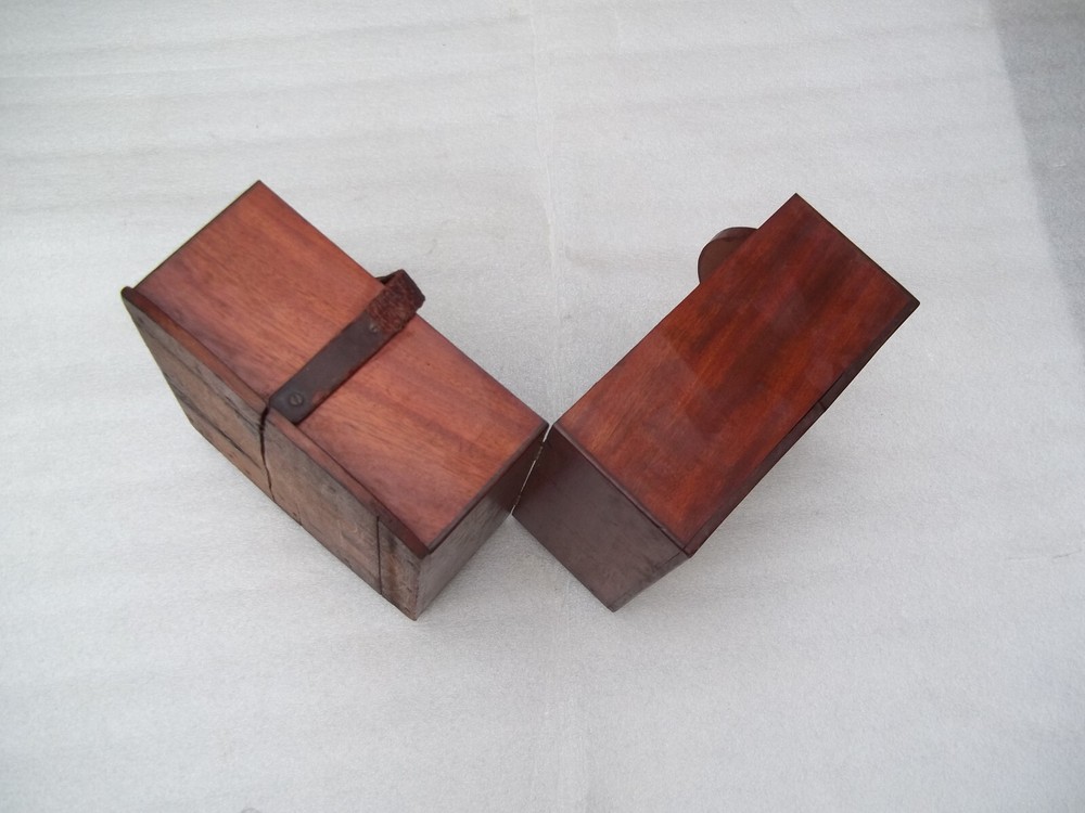 Antique Marine Chronometer Guard Case - Split Lid