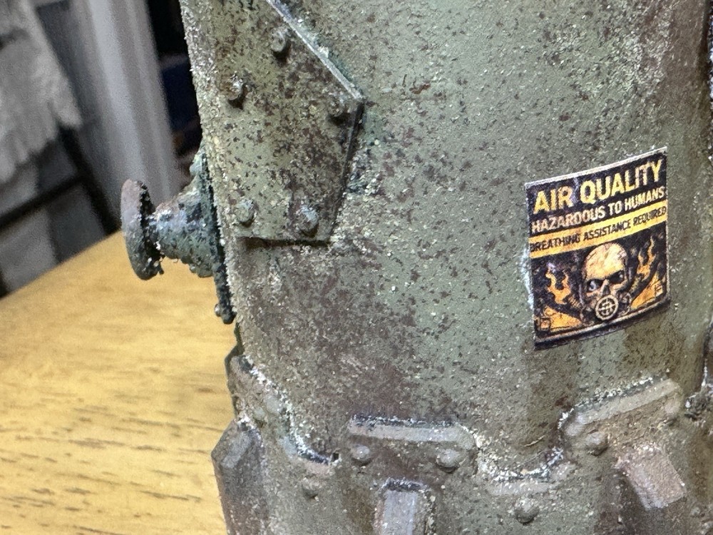 Warhammer Necromunda Inspiring terrain Hazard Container –scratch built.