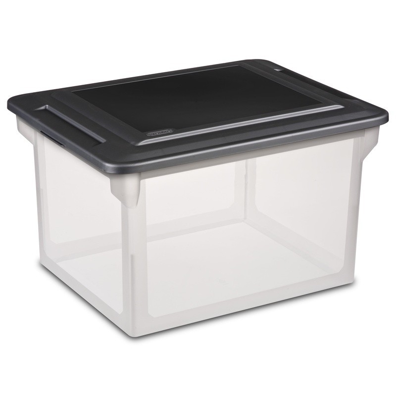 File Box Portable Organizer Documents Storage Hanging Folders Office Classroom