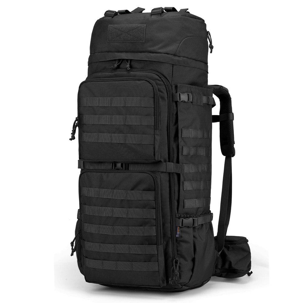 75L Molle Hiking Internal Frame Backpacks with Rain Cover for Camping,Backpac...