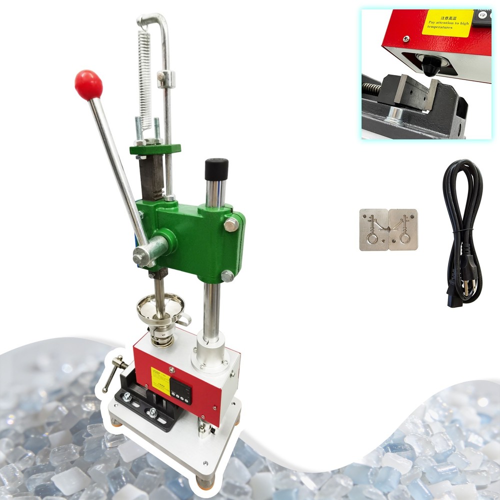 110V Lab Vertical Plastic Injection Machine Plastic Sample Molding Machine 1-20g