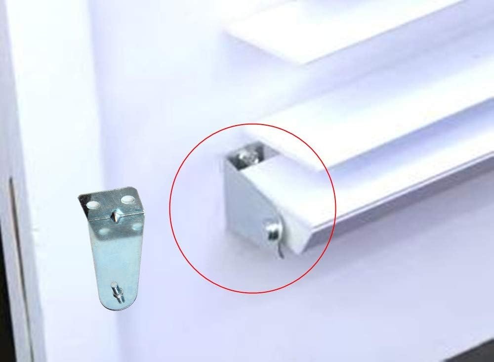 Hold Down Brackets 4pcs Metal Blind Brackets Bottom Rail Holder Replacements for