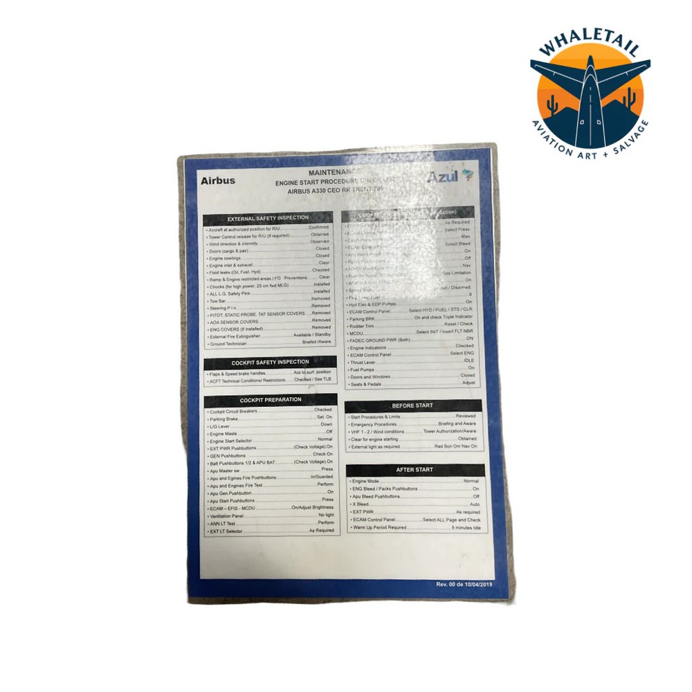 Azul Maintenance Log Book