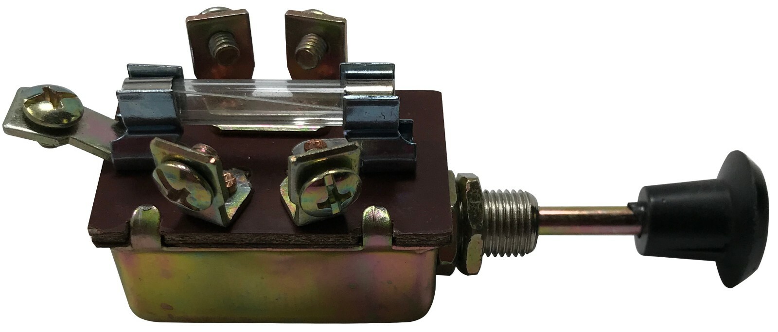 Universal Push Pull 3 Position Headlight Switch 12V - 5 Terminal & Glass Fused