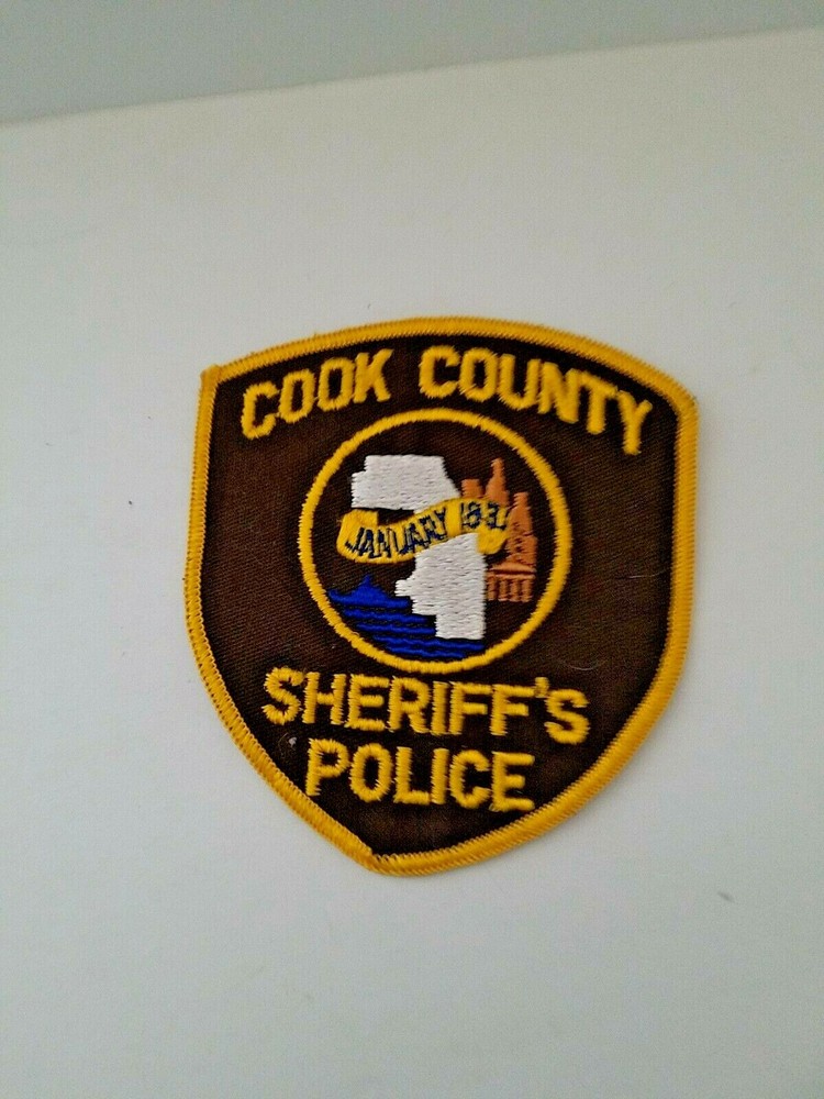 Cook County Police Shoulder Patch Unused