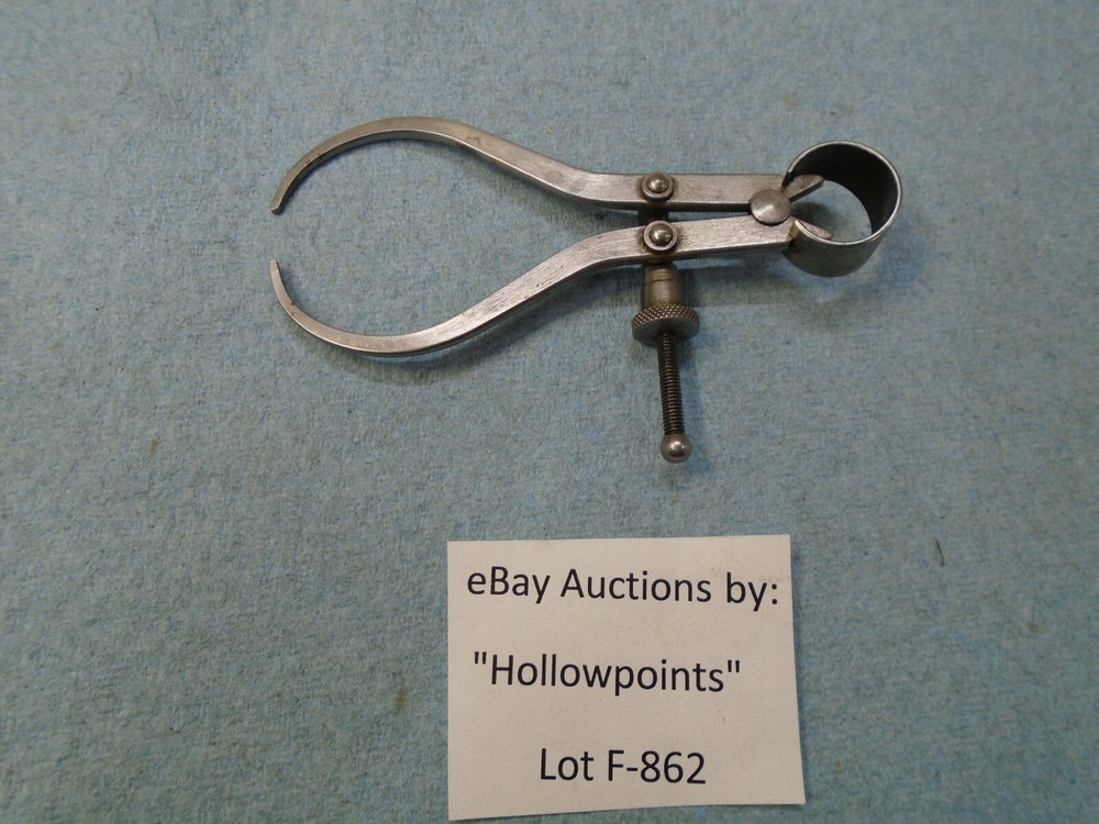 Lufkin No. 41 Spring Type 3" Outside Caliper Flat Leg with Solid Nut F862