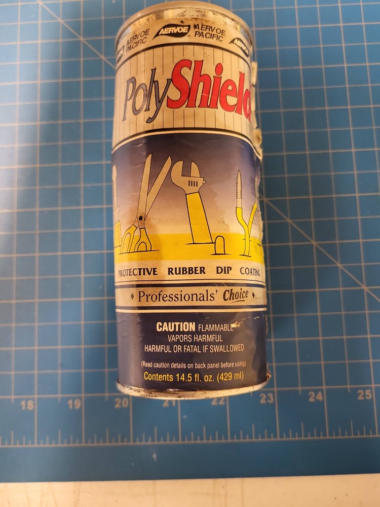 Aervoe Pacific PolyShield Rubber Dip Coating Protective 14.5 fl oz Can