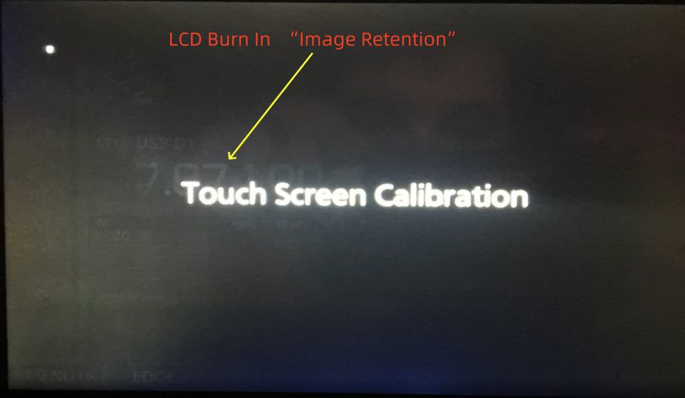 ICOM IC7610 LCD replacement resolve “Image Retention” issue “Screen Burn-in”