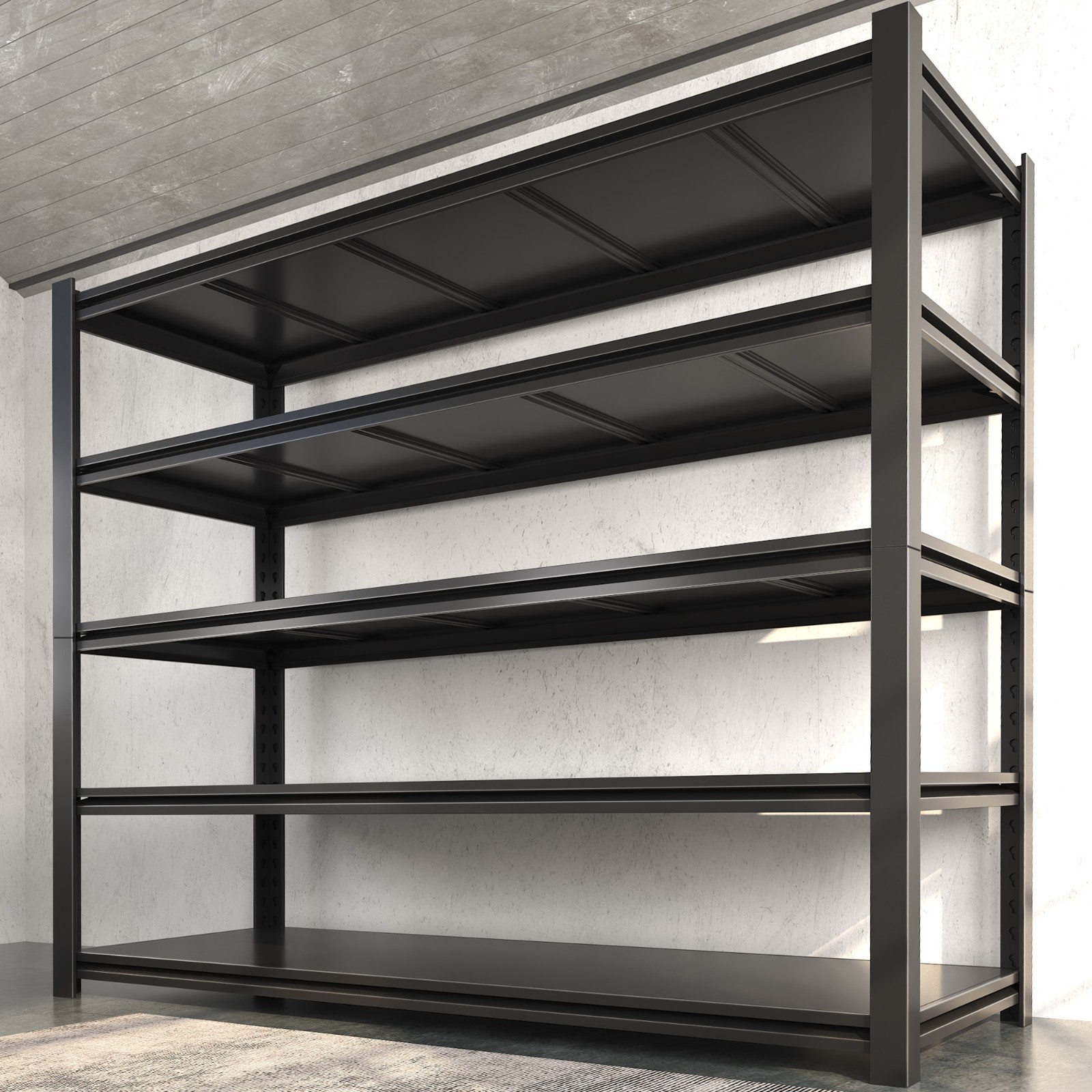 3500 lbs Garage Storage Rack 5-Tier Storage Shelving Unit with Adjustable Shelf