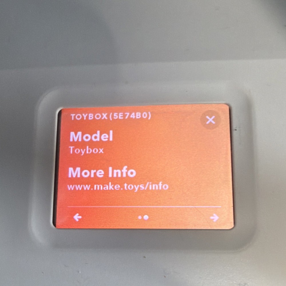 Toybox 3D Printer Model Toybox White Compact Desktop Printing Machine