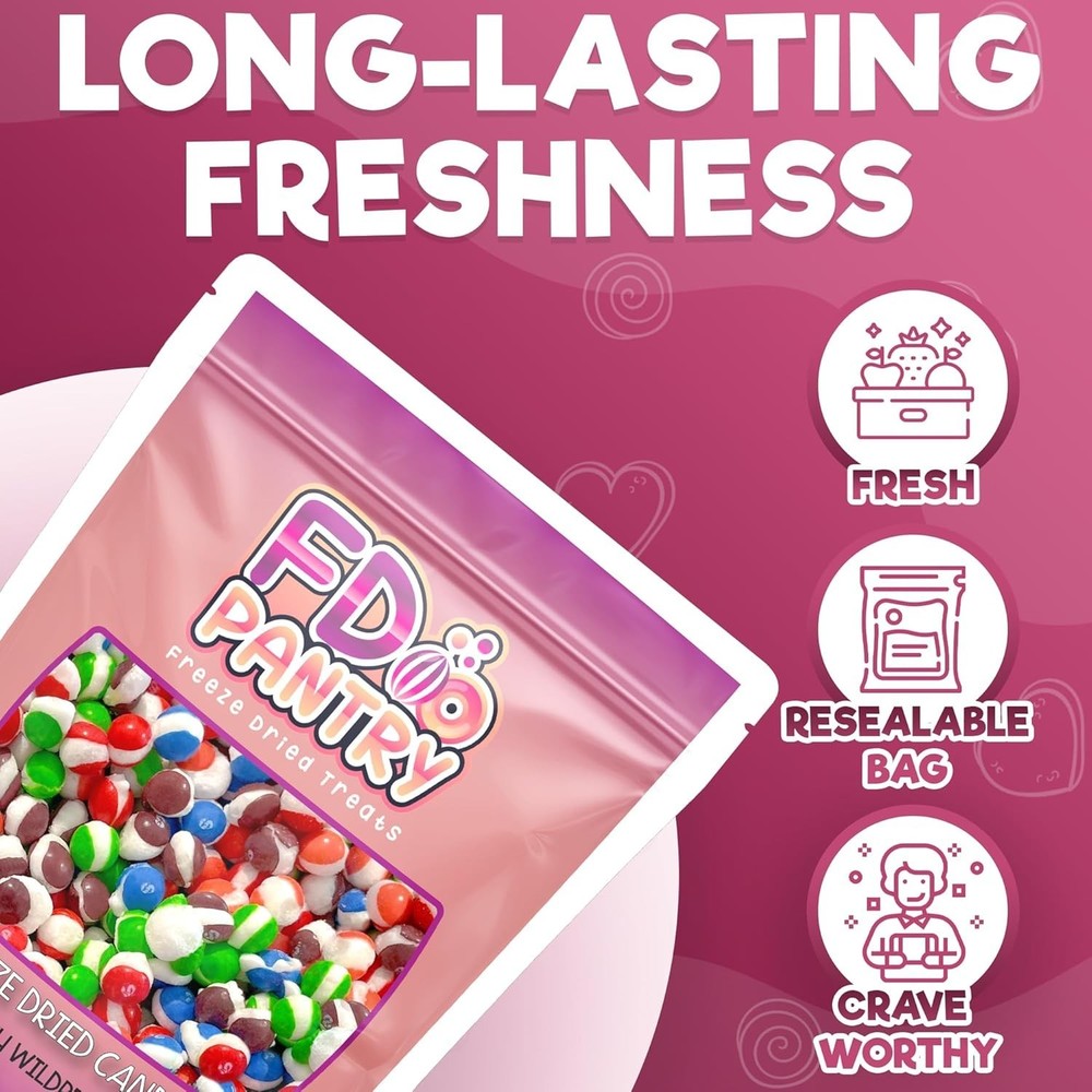 Wildberry Freeze-Dried Candy Assorted Fruit Flavors