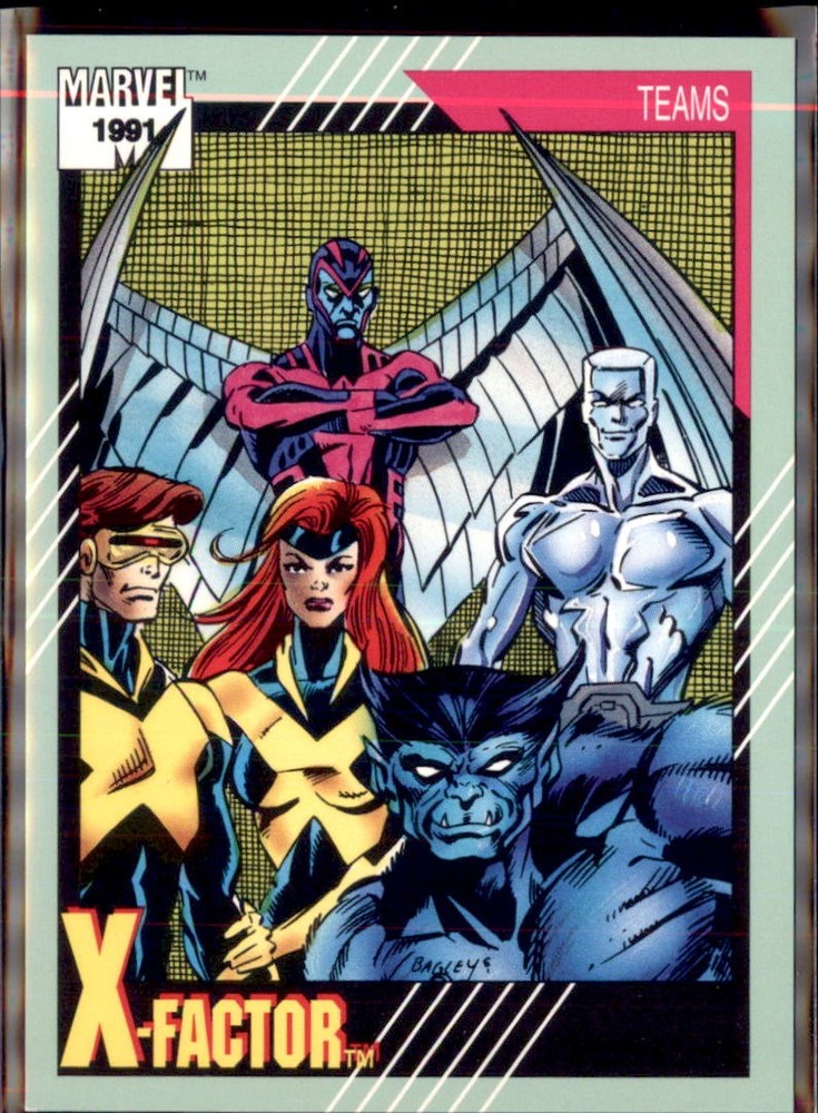 1991 Impel Marvel Teams X-Factor #154