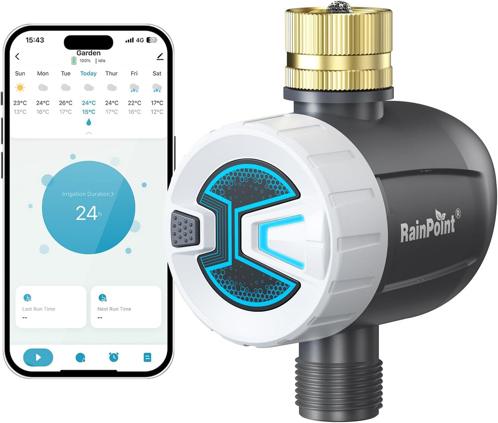 Bluetooth Water Timer, Sprinkler Timer for Garden Hose, Smart Automatic Irrigati