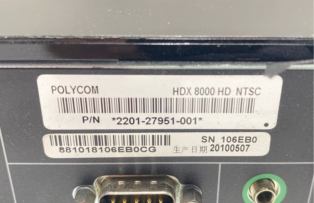Polycom HDX 8000 HD Video Conferencing System