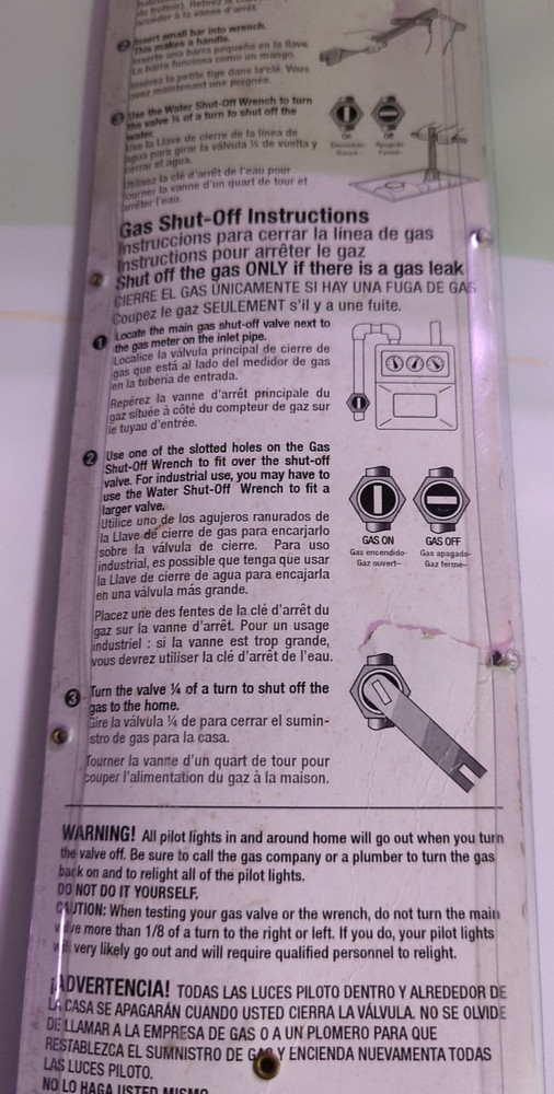 Superior Tool Gas & Water Shut Off Tools Emergency