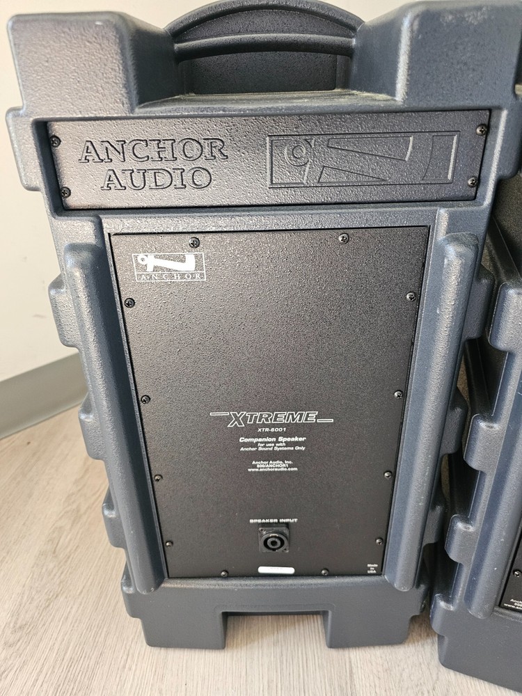 ANCHOR AUDIO XTREME XTR-6000C & XTR-6001 W/ CD PLAYER