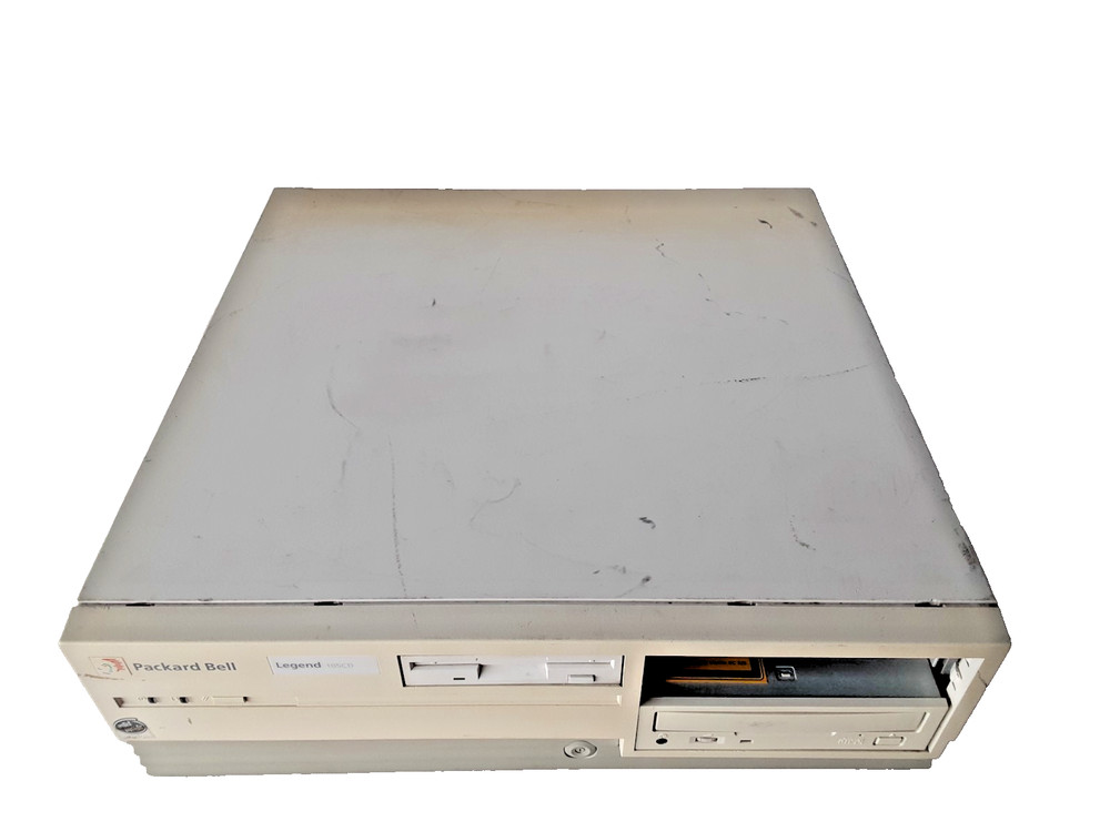 Vintage Packard Bell Legend 105CD Retro Desktop Computer PC - UNTESTED