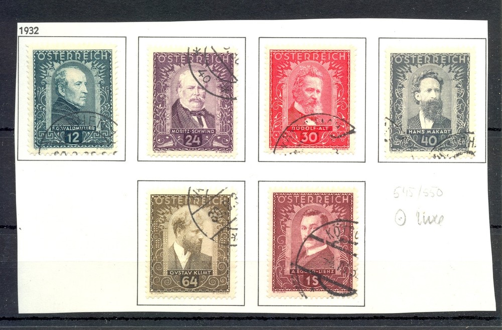 AUSTRIA # 545/550 --USED XF