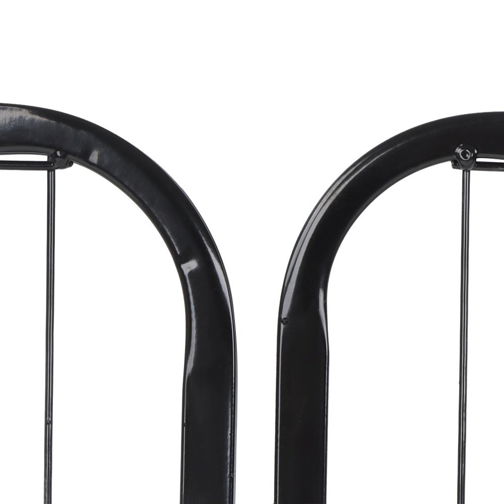 24"/32"/40" Dog Playpen 12/16/24/32 Panels Pet Dog Fence Exercise Pen With Door