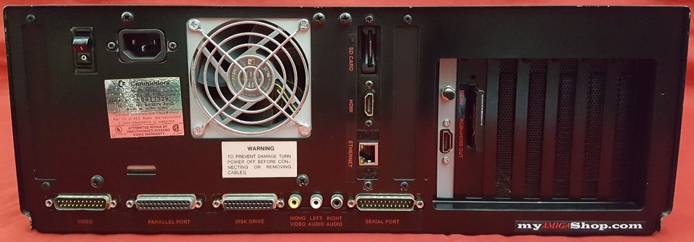 BLACK Vampirized Commodore Amiga 2000 A2000 Desktop Computer 68080@85mhz Vampire