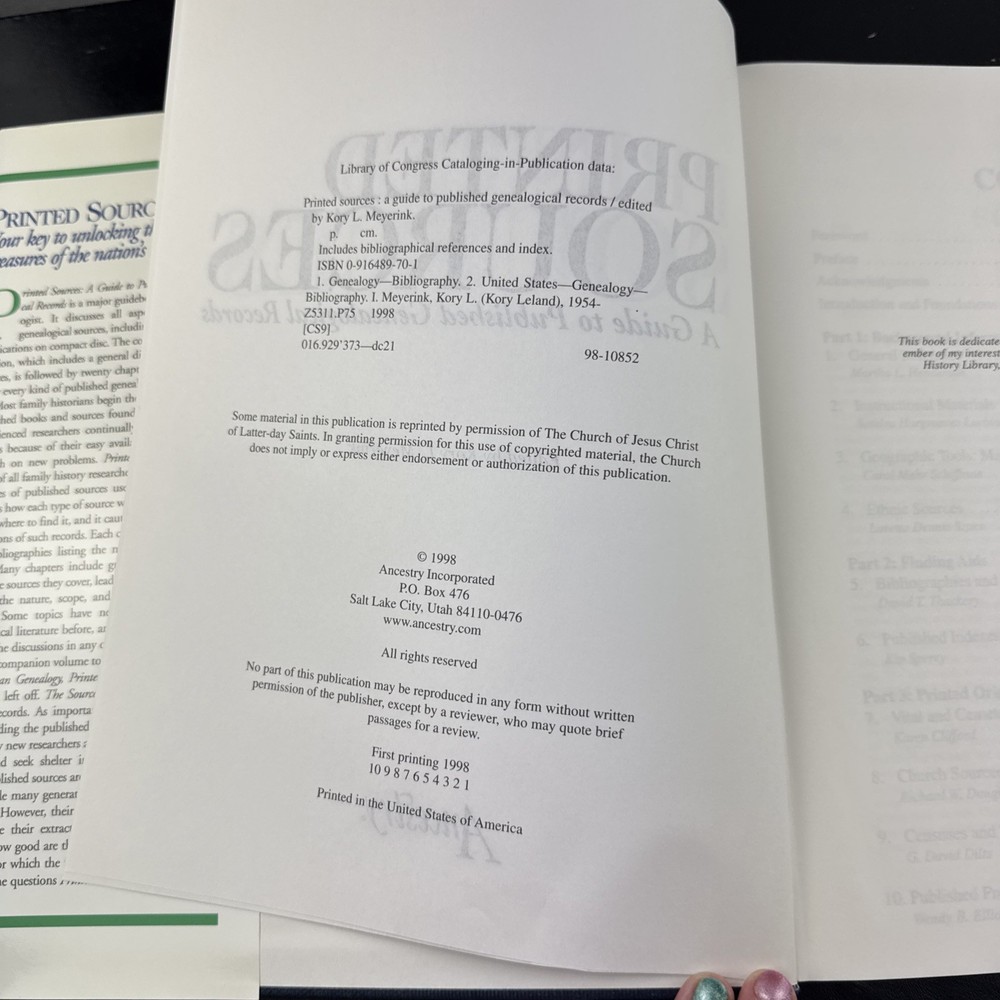 Printed Sources A Guide To Published Genealogical Records