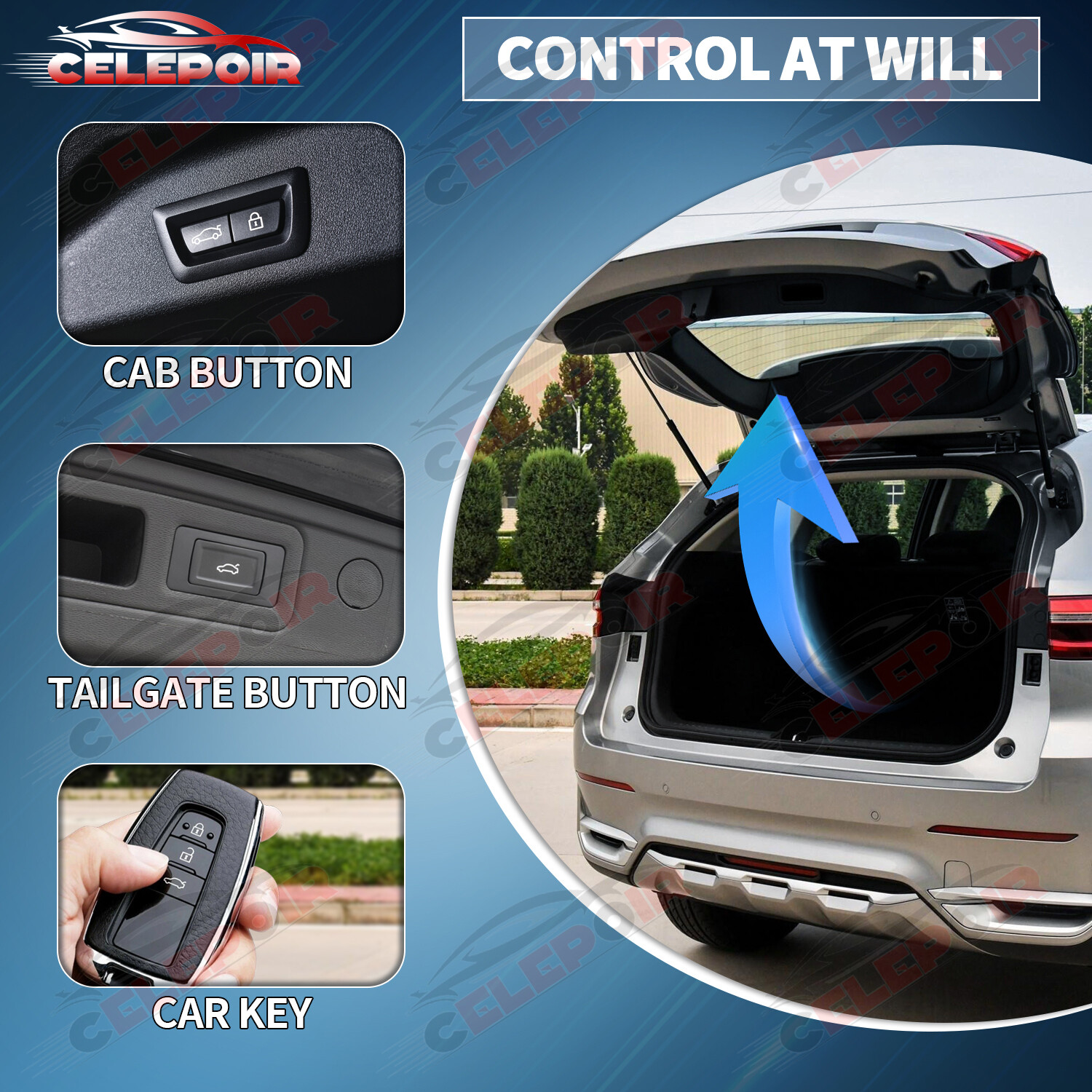 2Pcs L+R For Ford Explorer 2011-2015 Rear Tailgate Power Lift Support Struts