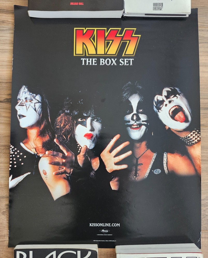 KISS RARE 2001 Box Set 14x18 Mini Mercury Promotional Poster Group Shot COOL!