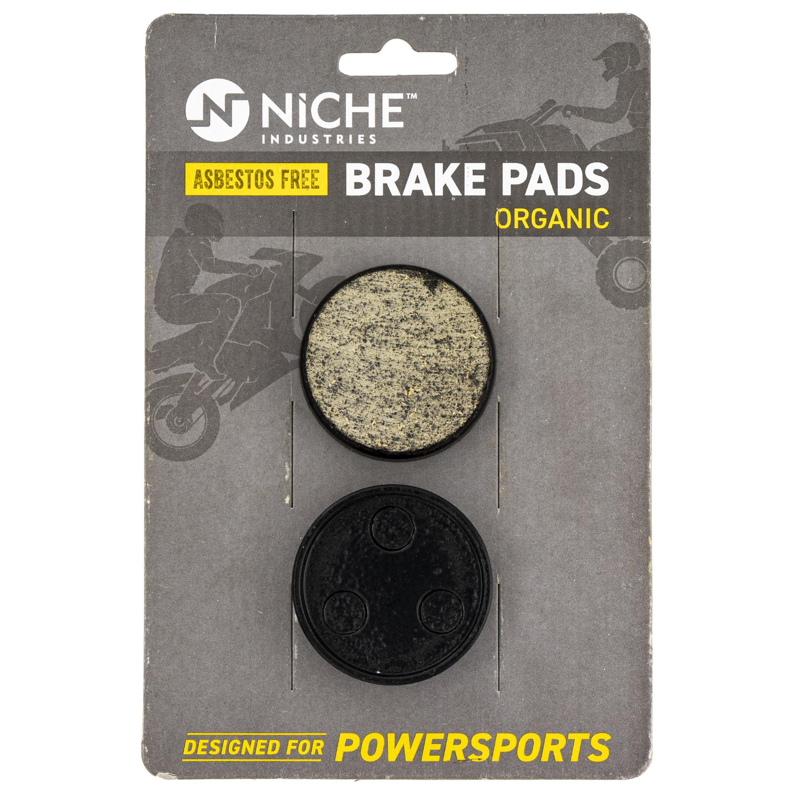 NICHE Brake Pad Set for Yamaha VK540 Phazer Venture Ovation Rear Organic