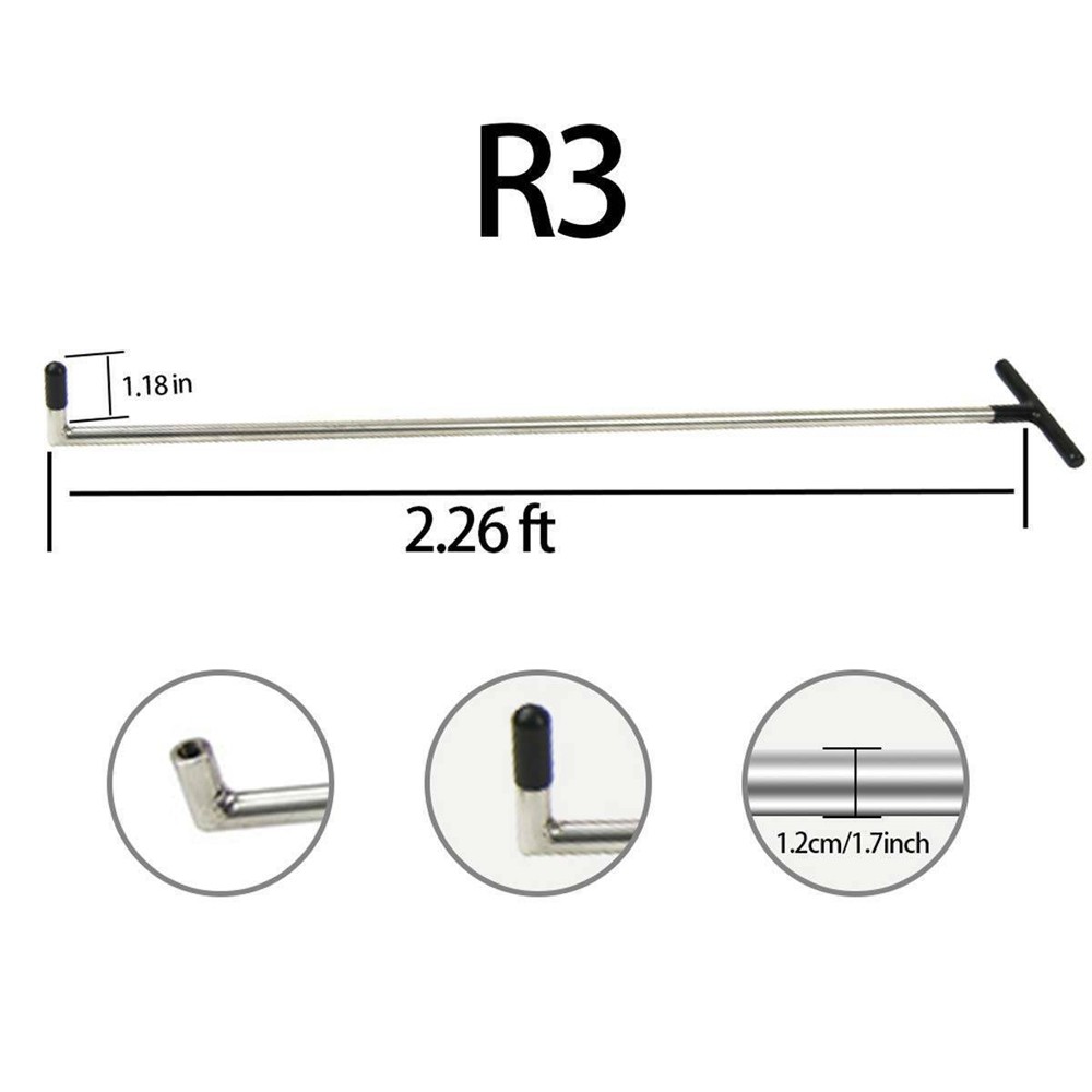 5 pcs Car Dent Repair Kits Paintless Puller Rods Removal Tools auto body