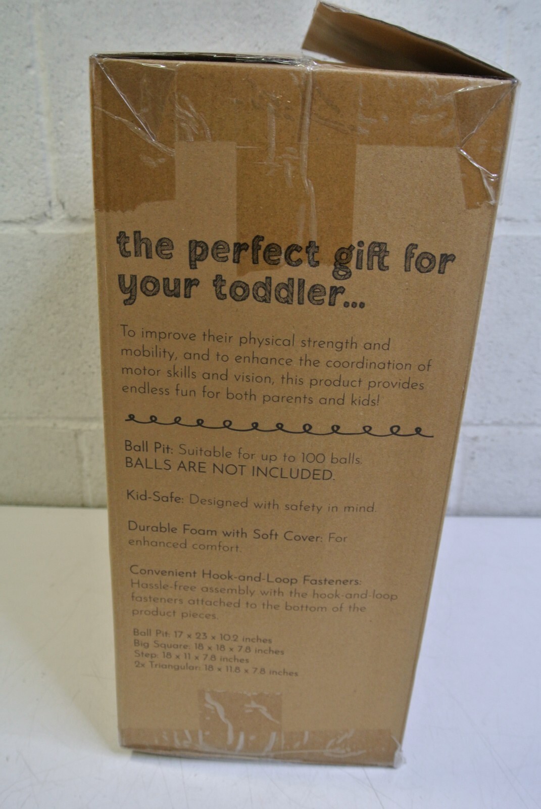 ZICOTO Climbing Toy for Toddlers Foam Blocks w/Ball Pit BALLS NOT INCLUDED