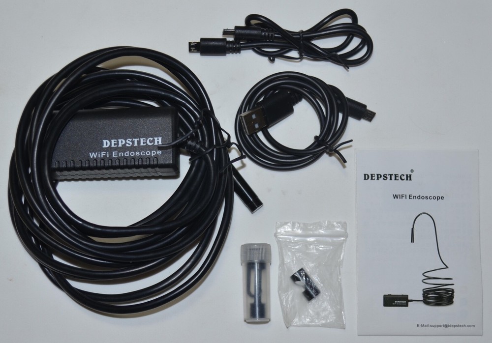 WIFI Borescope Endoscope Semi-Rigid Camera by DEPSTECH Used