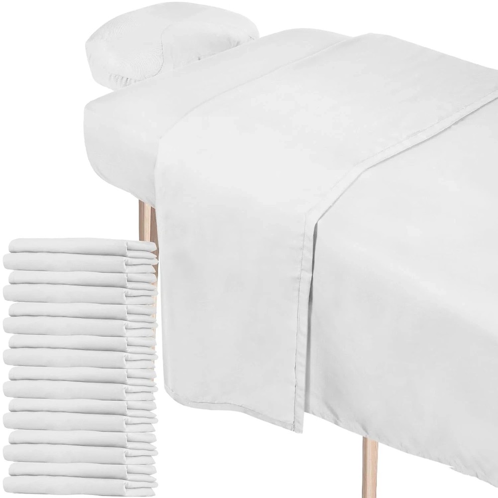 8 Sets Soft Microfiber Massage Table Sheets Set 3 Piece Set Includes Massage Tab