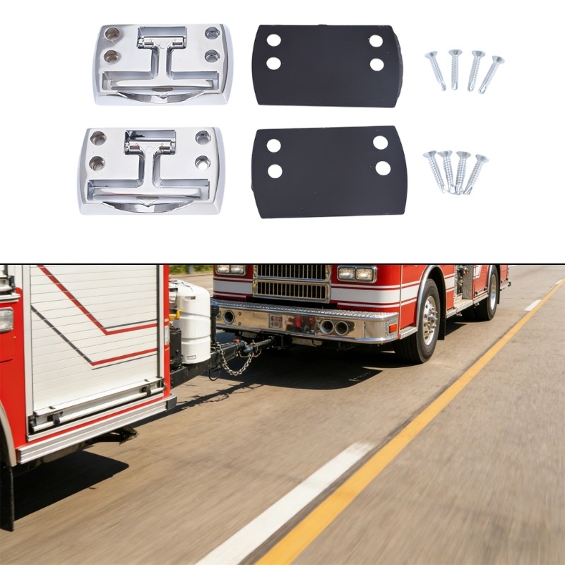 2pcs Sturdy Folding Tow connectors for Secure Load Fixing on Vehicles
